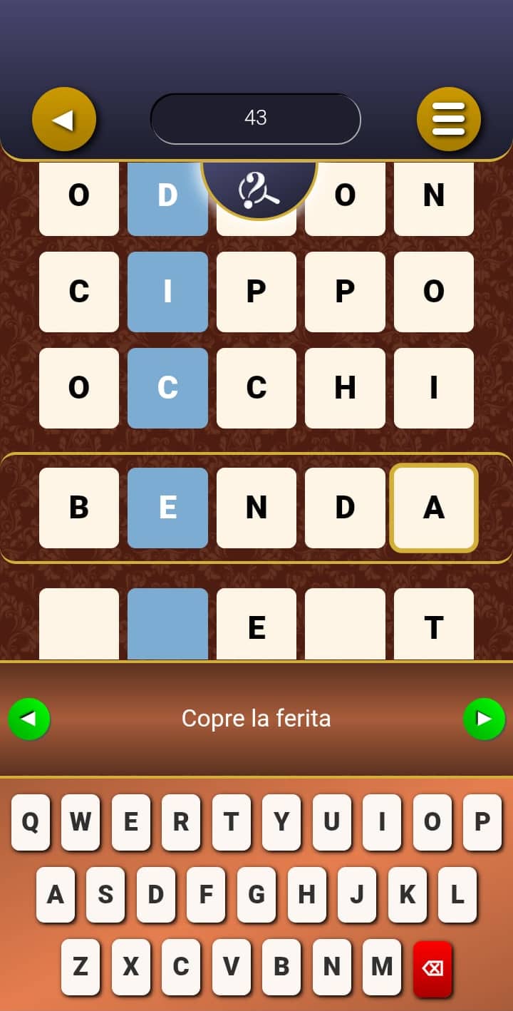 Screenshot gioco Caccia al Colpevole
